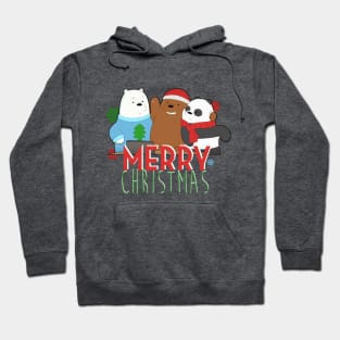 Merry Christmas Bears Hoodie